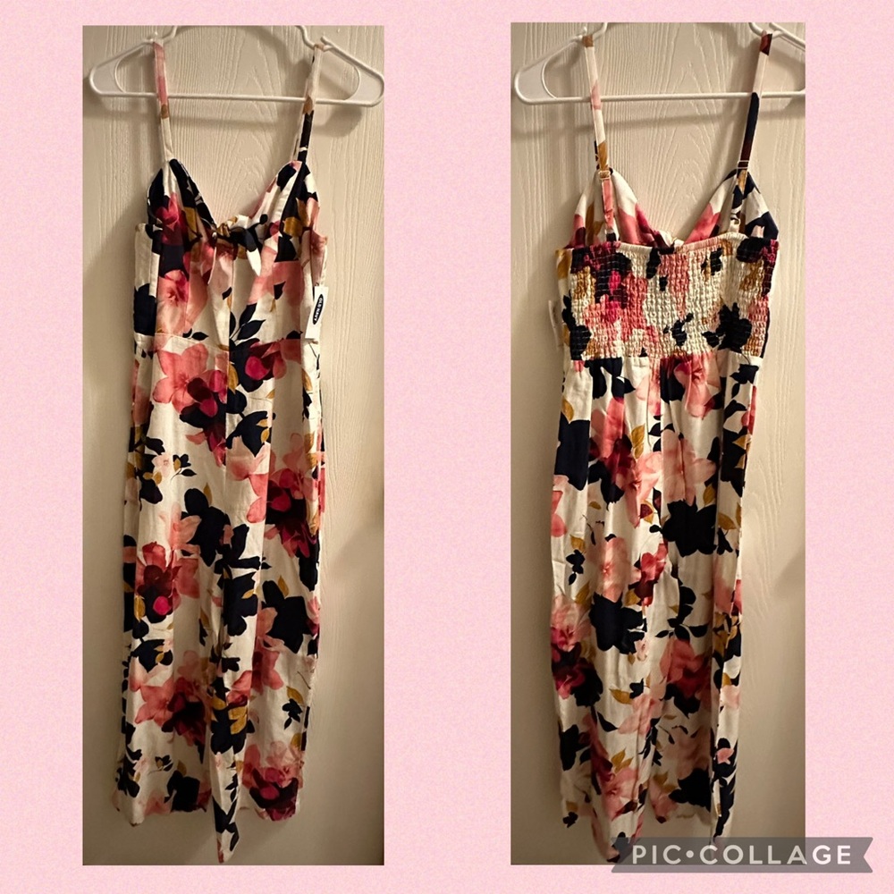 Old Navy Floral Jumpsuit